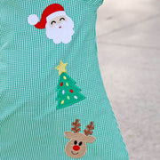 Christmas Cheer Green Sally Dress