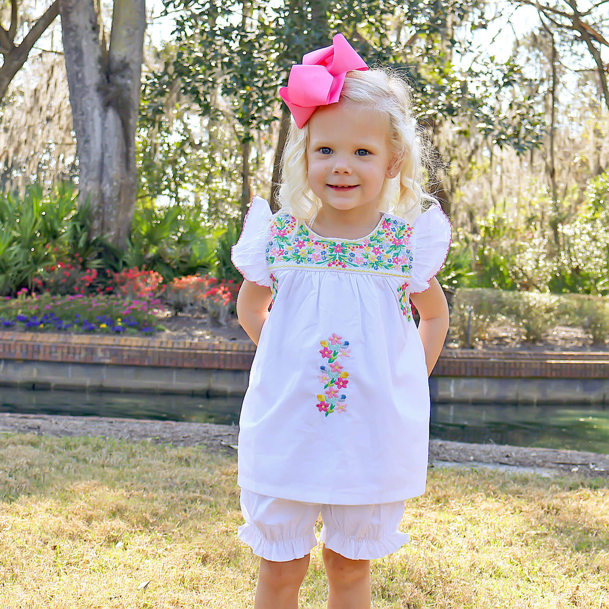 Fiesta Colorful Embroidered Bloomer Set