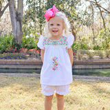 Fiesta Colorful Embroidered Bloomer Set