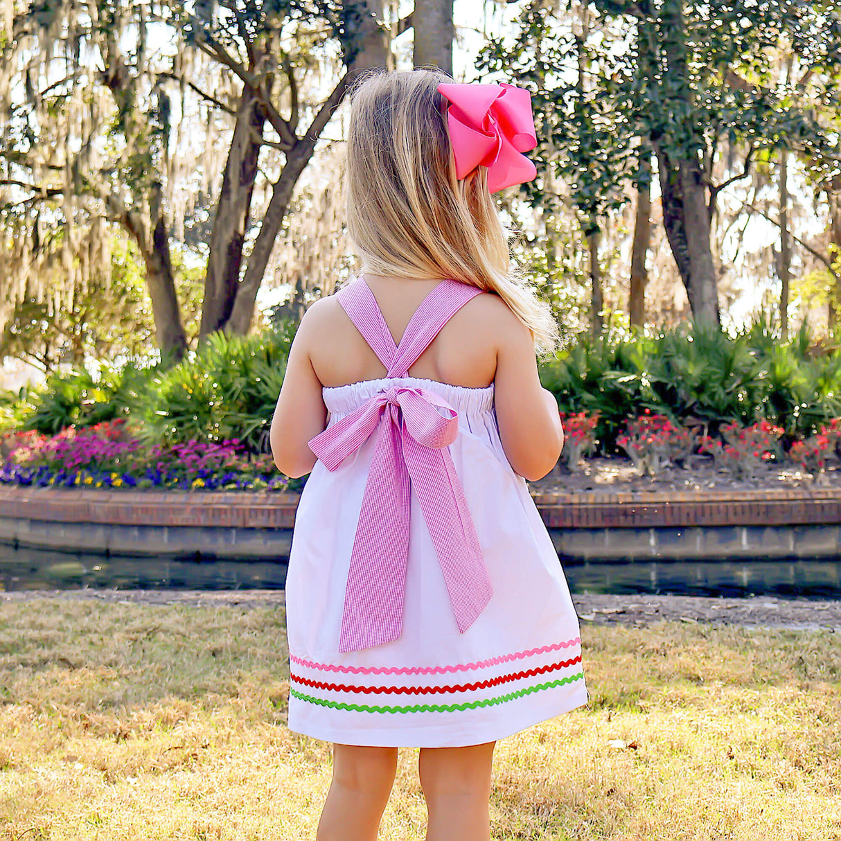 Fiesta Time Pink Gingham Stella Dress