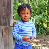 Blue Stripe Sweatshirt