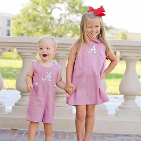 Alabama Embroidered Red Dress