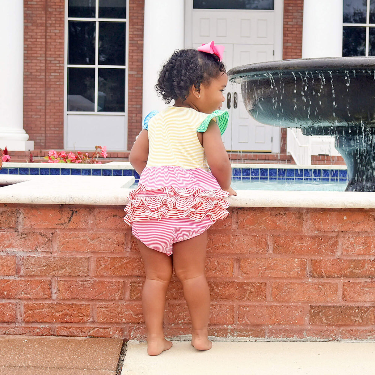 Colorblock Stripe Alexa Bubble