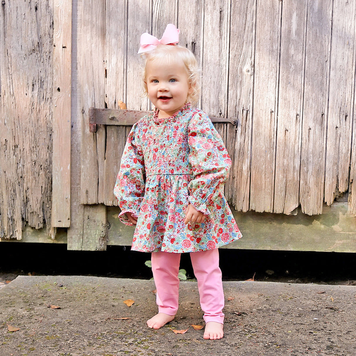 Fall Floral Pink Ariella Legging Set