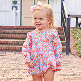 Colorful Floral Smocked  Ariella Bubble