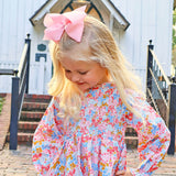 Colorful Floral Smocked Ariella Legging Set