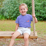 Patriotic Spirit Blue Stripe Short Sleeve Pocket Shirt