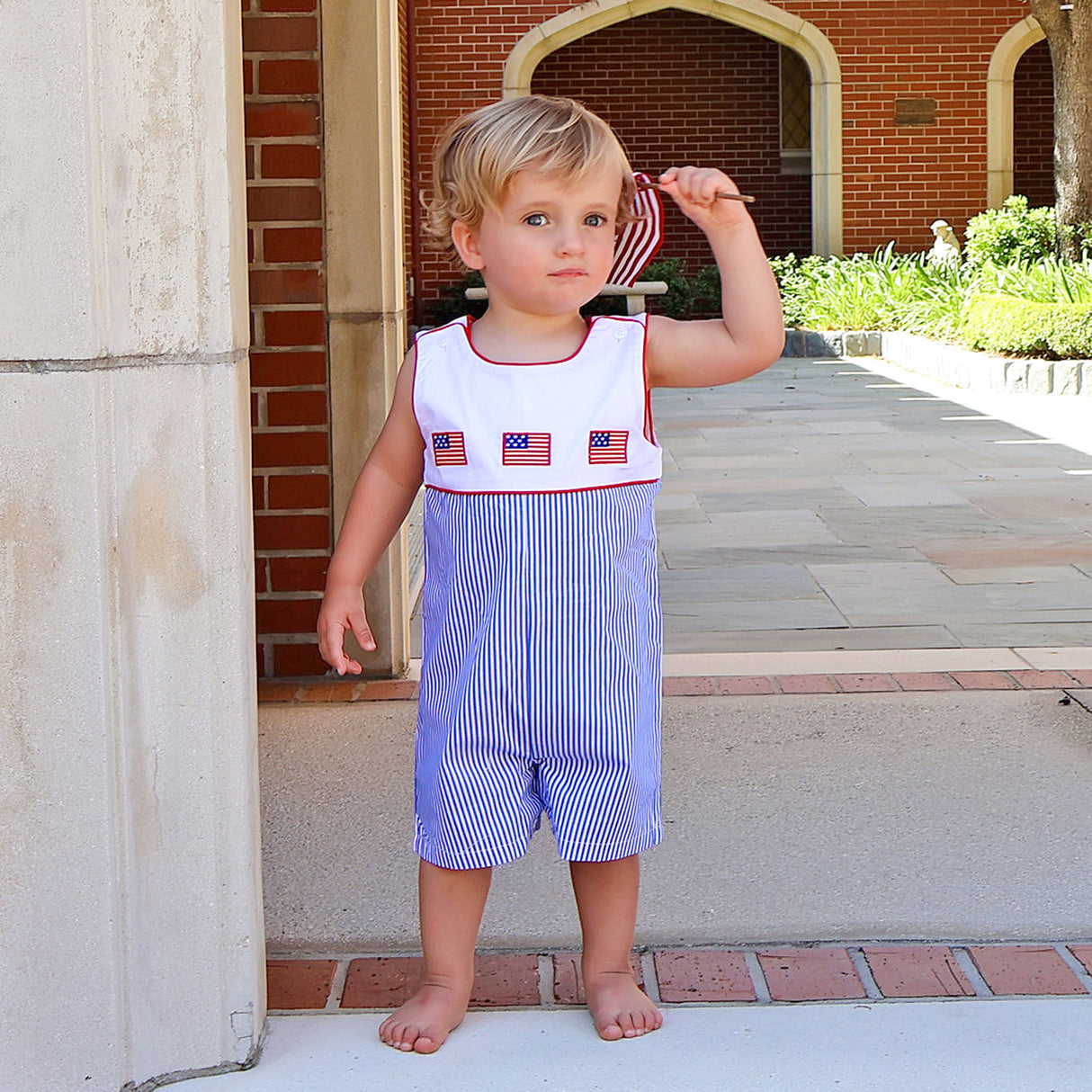 American Flag Blue Stripe Jon Jon