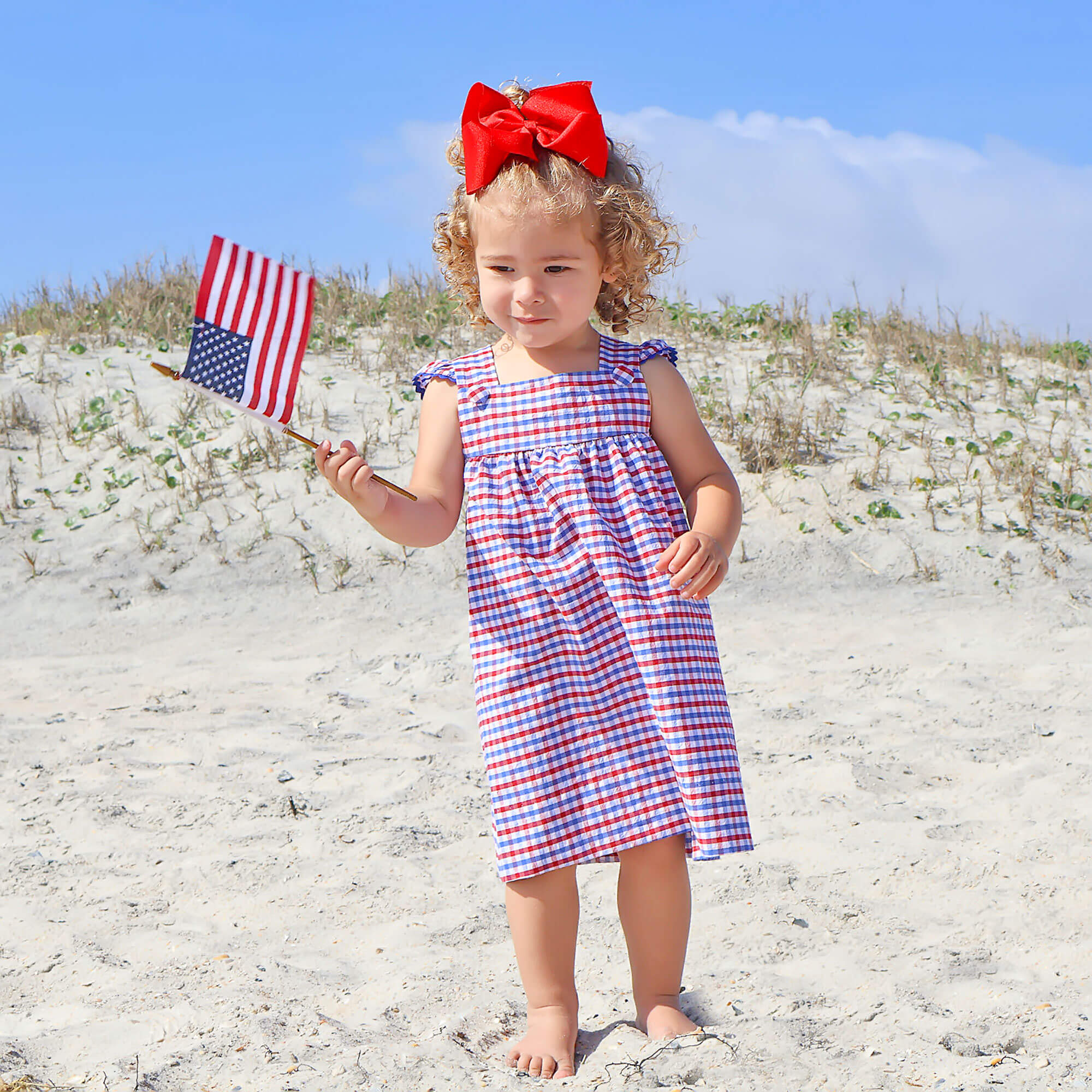 Red Plaid Leah Dress  Classic Whimsy
