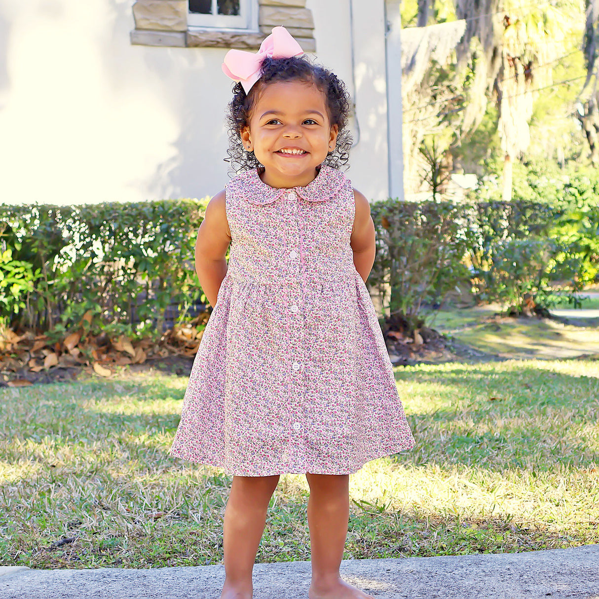 Pink & Purple Floral Lola Dress