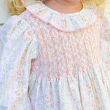 Botanical Beauty Smocked Ruffle Collar Legging Set