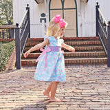 Petunia Floral Smocked Beverly Dress