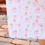 Birthday Party Smocked Angel Sleeve Dress