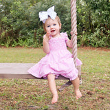 Light Pink Gingham Willow Bloomer Set