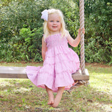 Light Pink Gingham Willow Dress