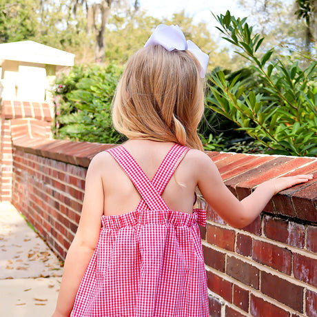 Red Gingham Tess Dress