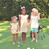 Golf Pin Green Gingham Short Set