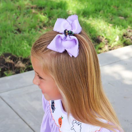 Halloween Hat Charm Hair Bow