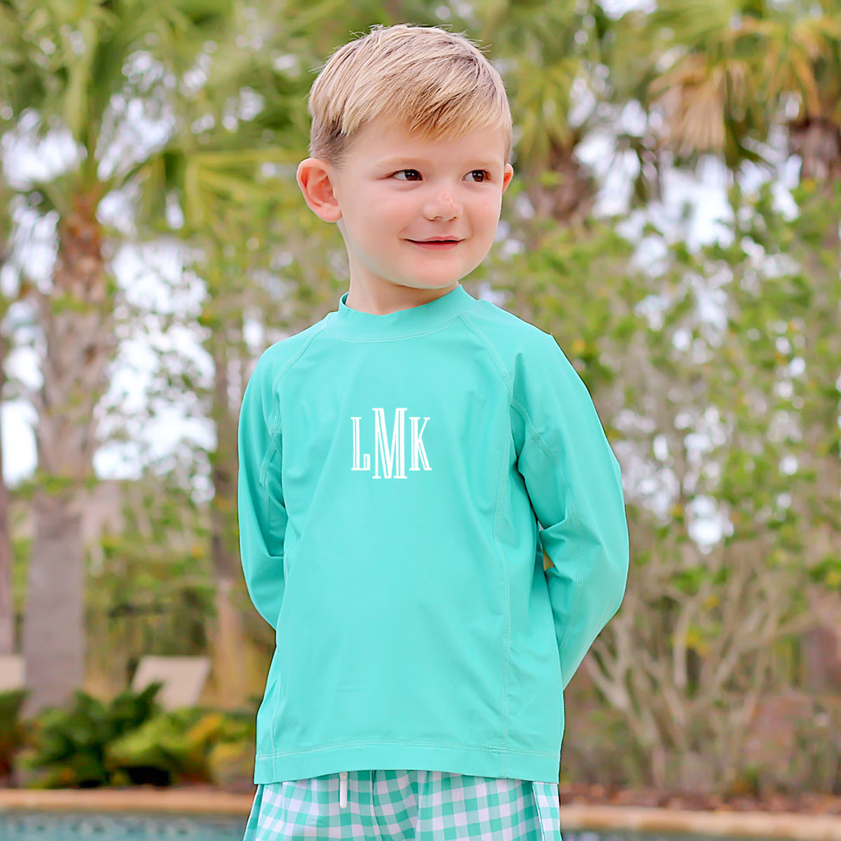 Solid Green Rash Guard – Classic Whimsy