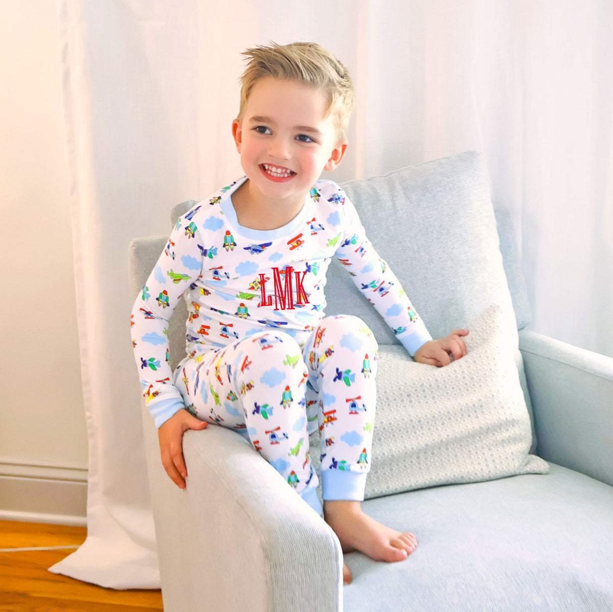 Airplane & Clouds Pajamas