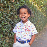 Airplane & Clouds Polo