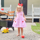 Apple Pink Gingham Lola Dress