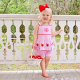 Smart Apple Pink Gingham Chloe Short Set