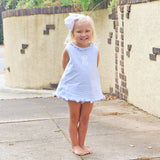 Blue Stripe Skirt Bubble