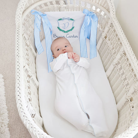 Blue Custom Baby Banner