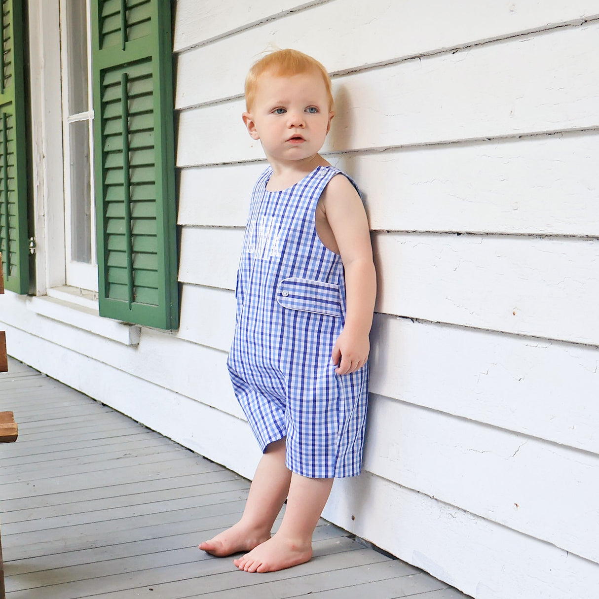 Summer Time Blue Gingham Jon Jon