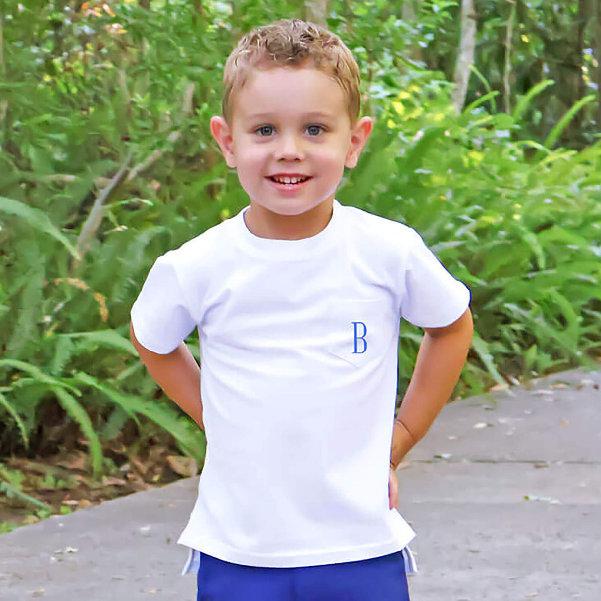 White Short Sleeve Pocket Shirt
