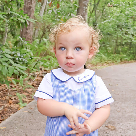 White Short Sleeve Undershirt With Color Trim