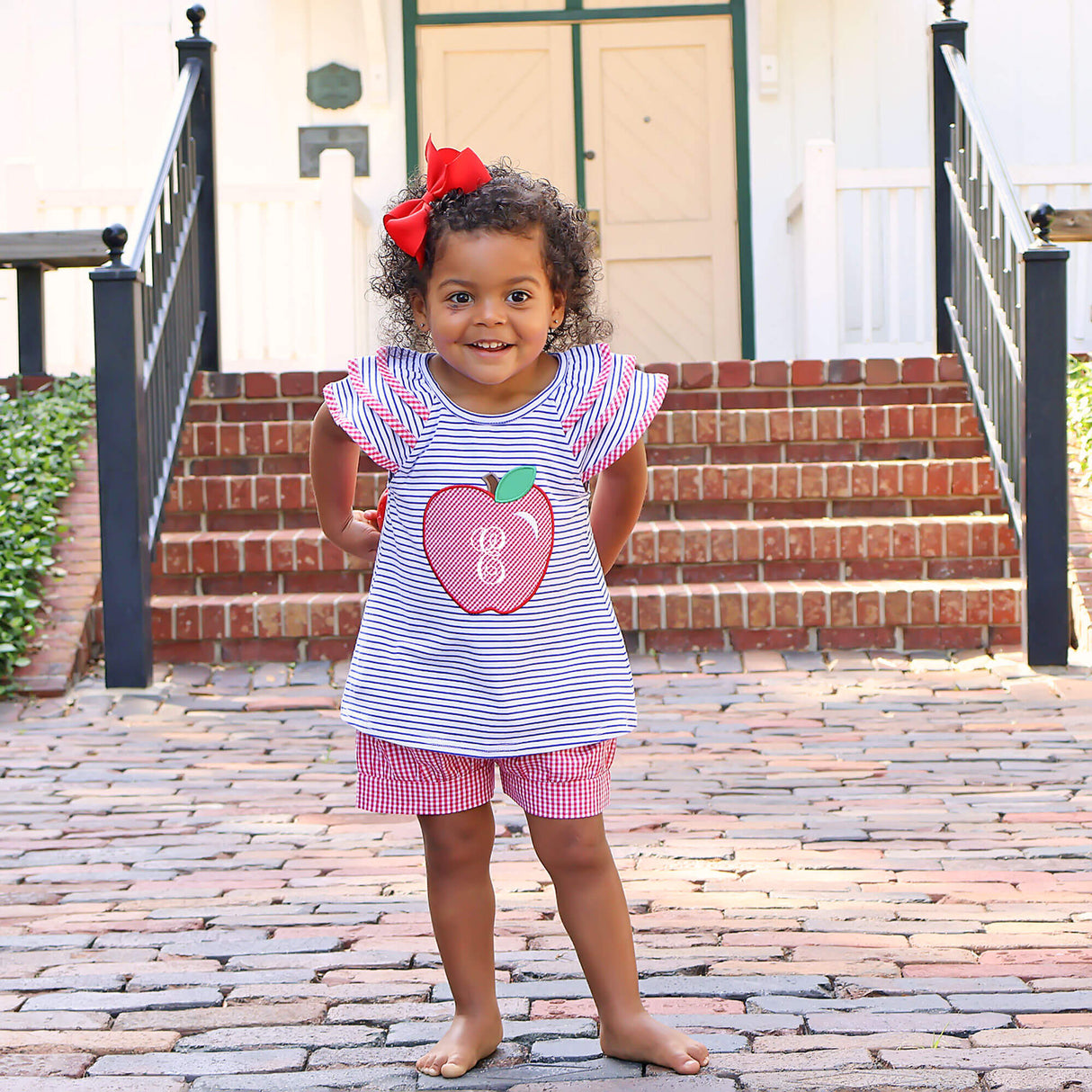 Good Apple Royal Stripe Milly Short Set