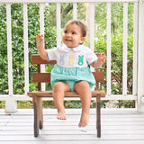 Peeps Green Gingham Collared Bubble