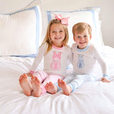 Blue Gingham Bunny Pajamas