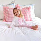 Pink Gingham Bunny Pajamas