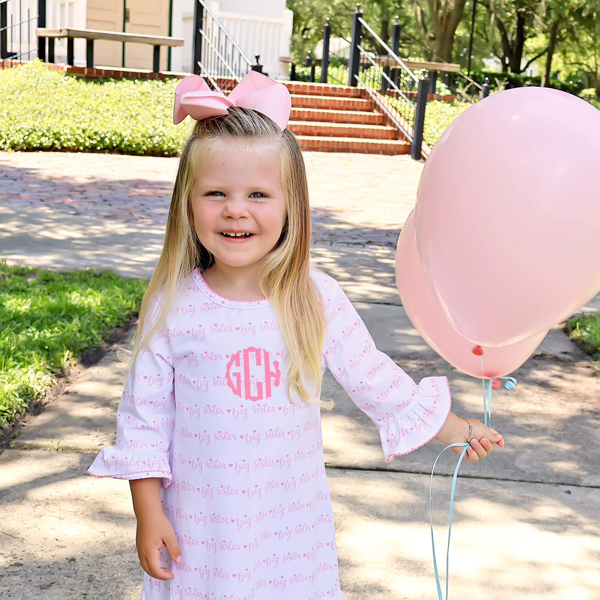 Big Sister Long Sleeve Milly Dress by Classic Whimsy - Dresses