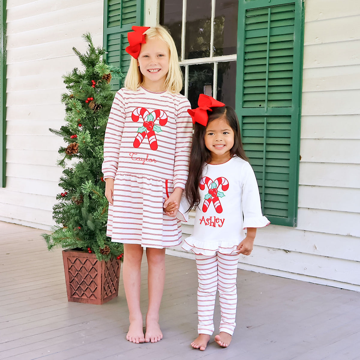 Candy Cane Red Stripe Izzy Dress