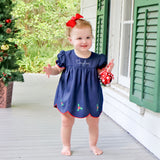 Holly Navy Bailey Skirt Bubble