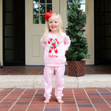 Candy Cane Pink Jogger Set