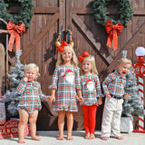 Sinclair Plaid Collared Bubble