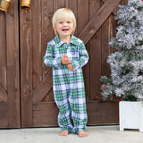 Campbell Plaid Polo Romper