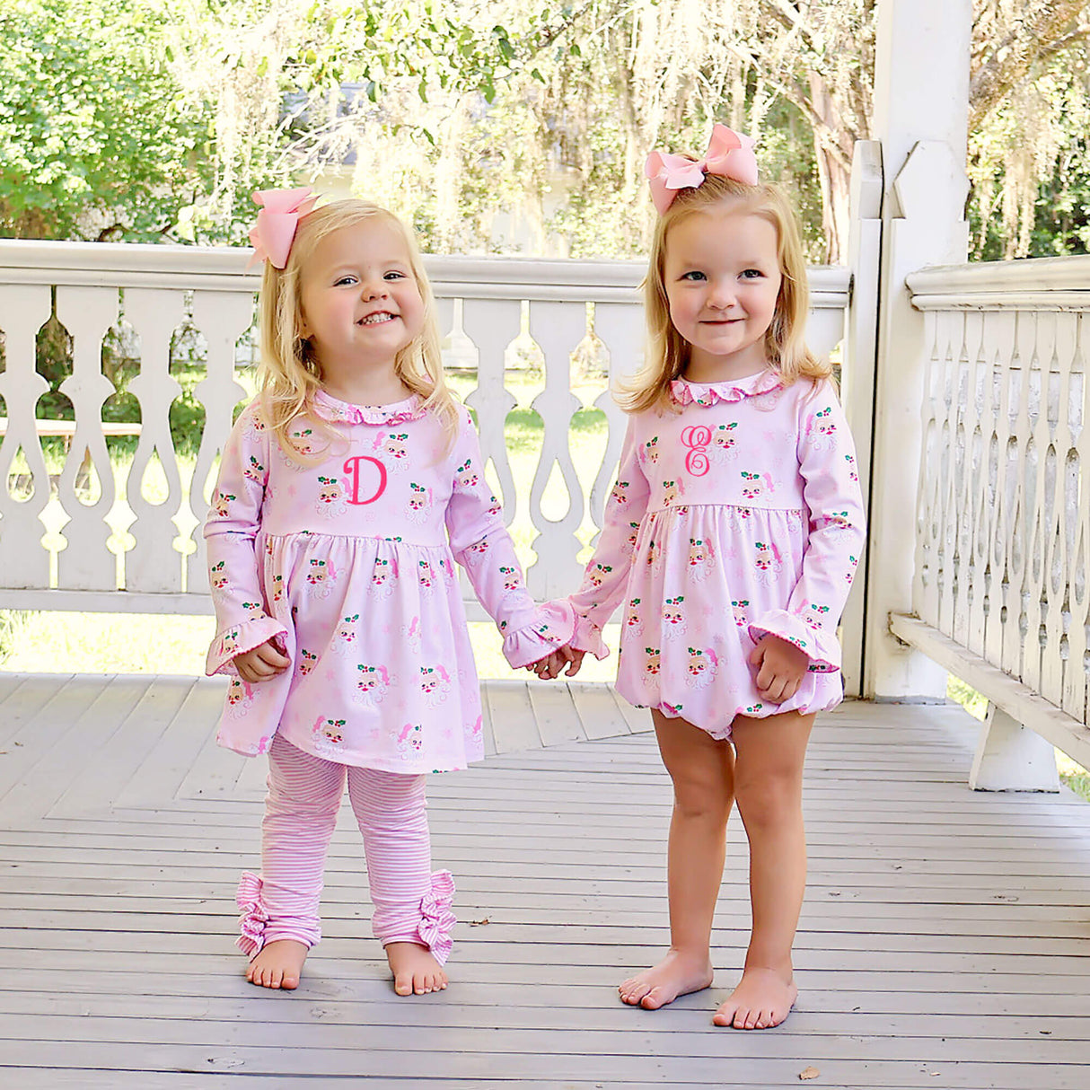 Vintage Santa Pink Eden Legging Set