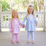 Vintage Santa Pink Eden Legging Set