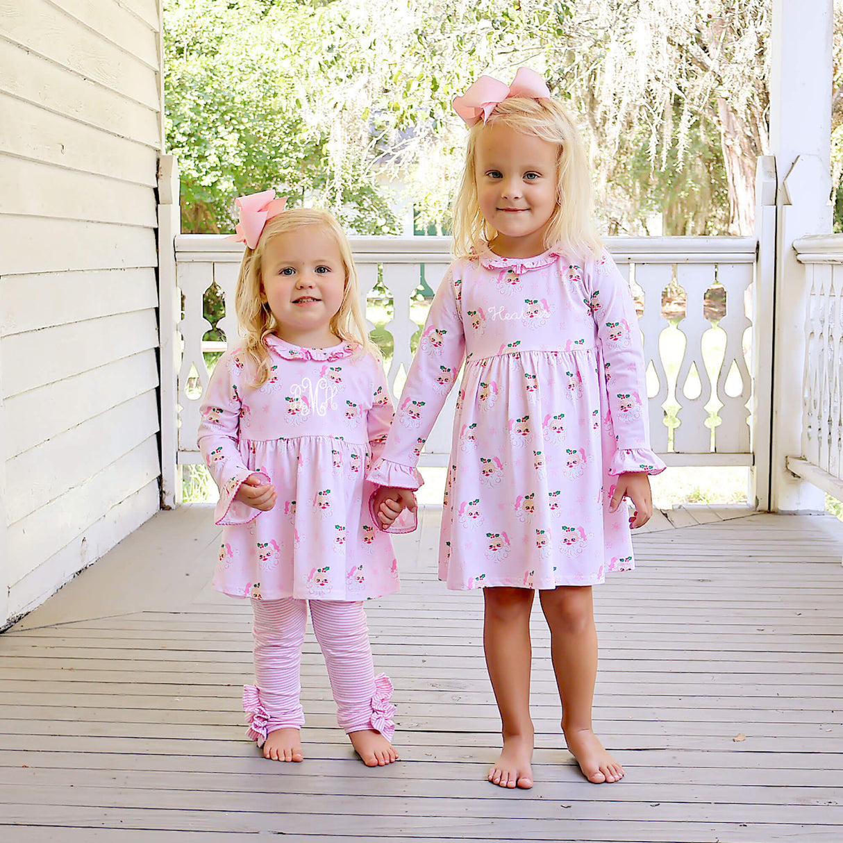 Vintage Santa Pink Eden Legging Set
