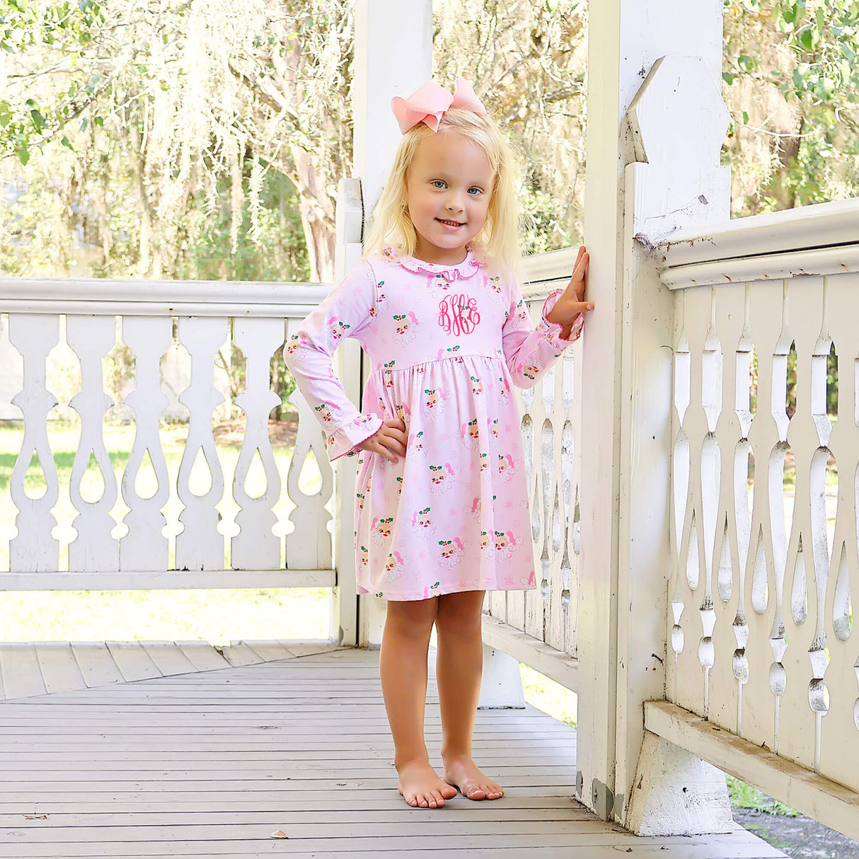 Vintage Santa Pink Eden Dress