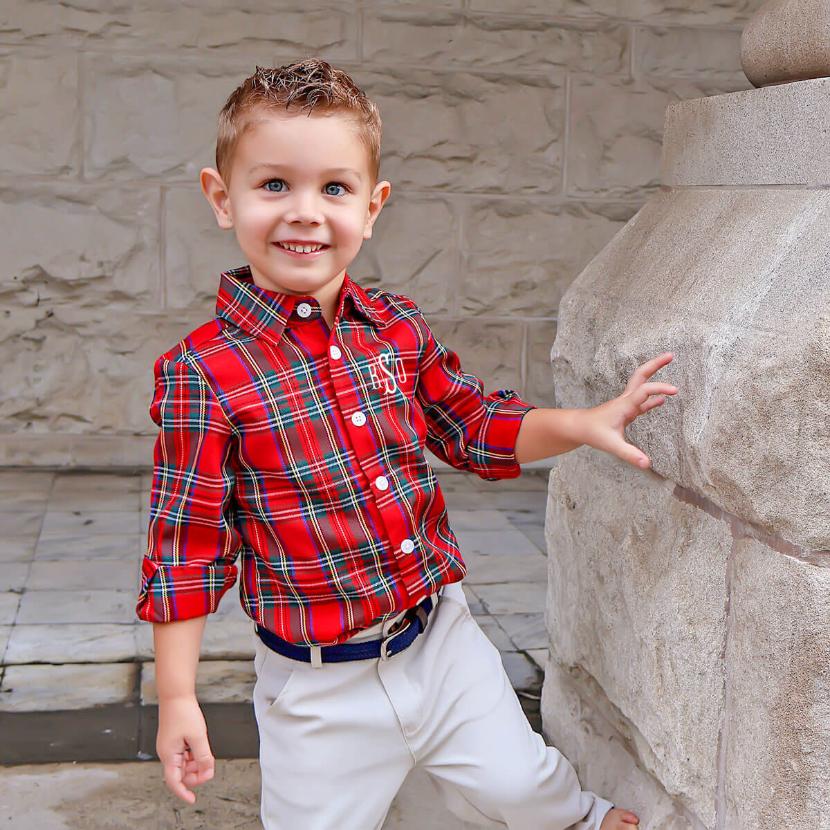 Portland Plaid Red Button Down Shirt