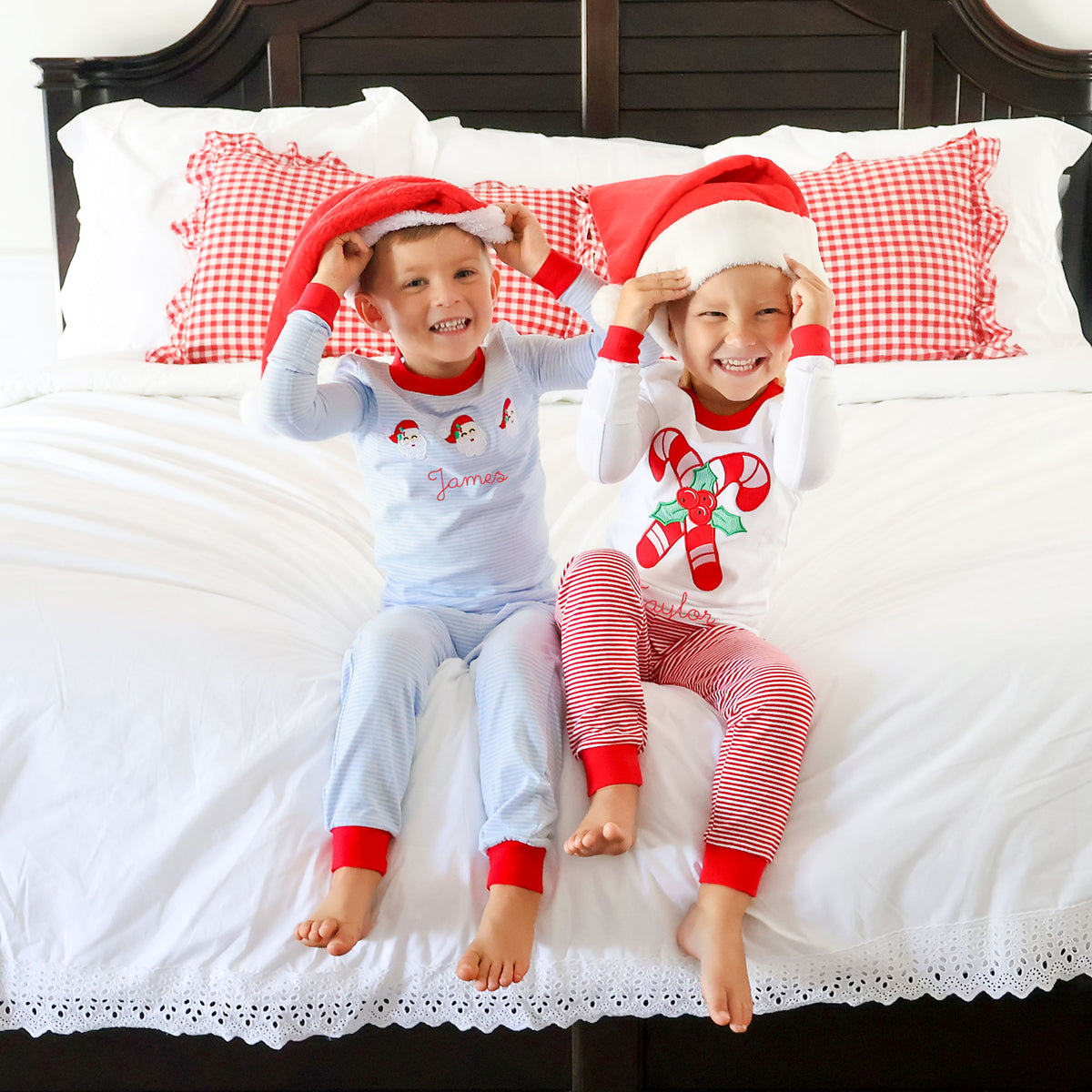 Candy Cane Red Stripe Pajamas