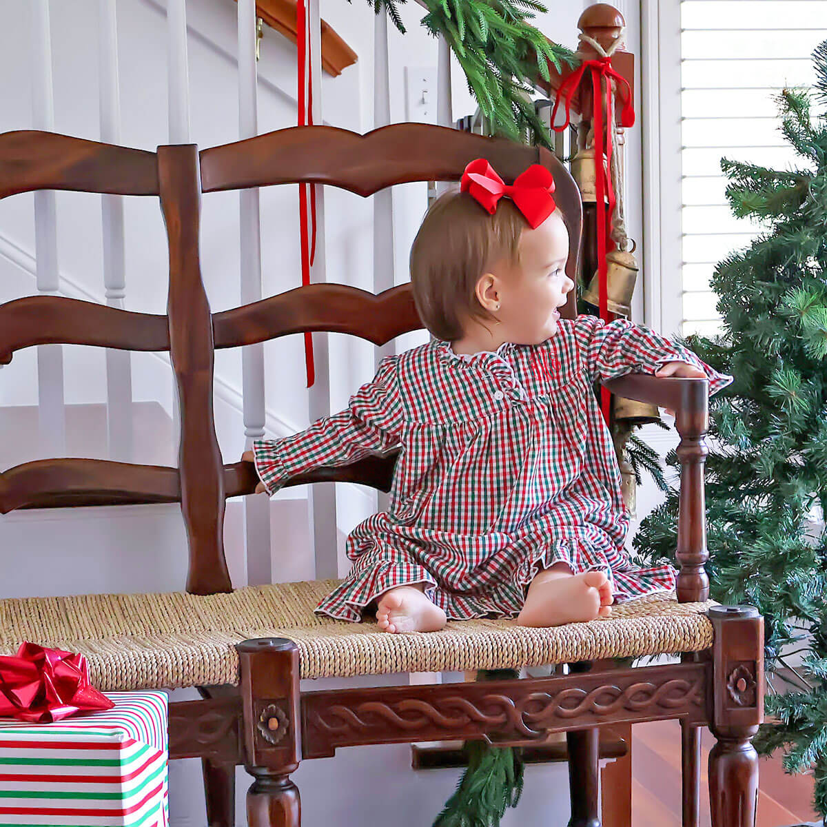 Green & Red Gingham Nightgown