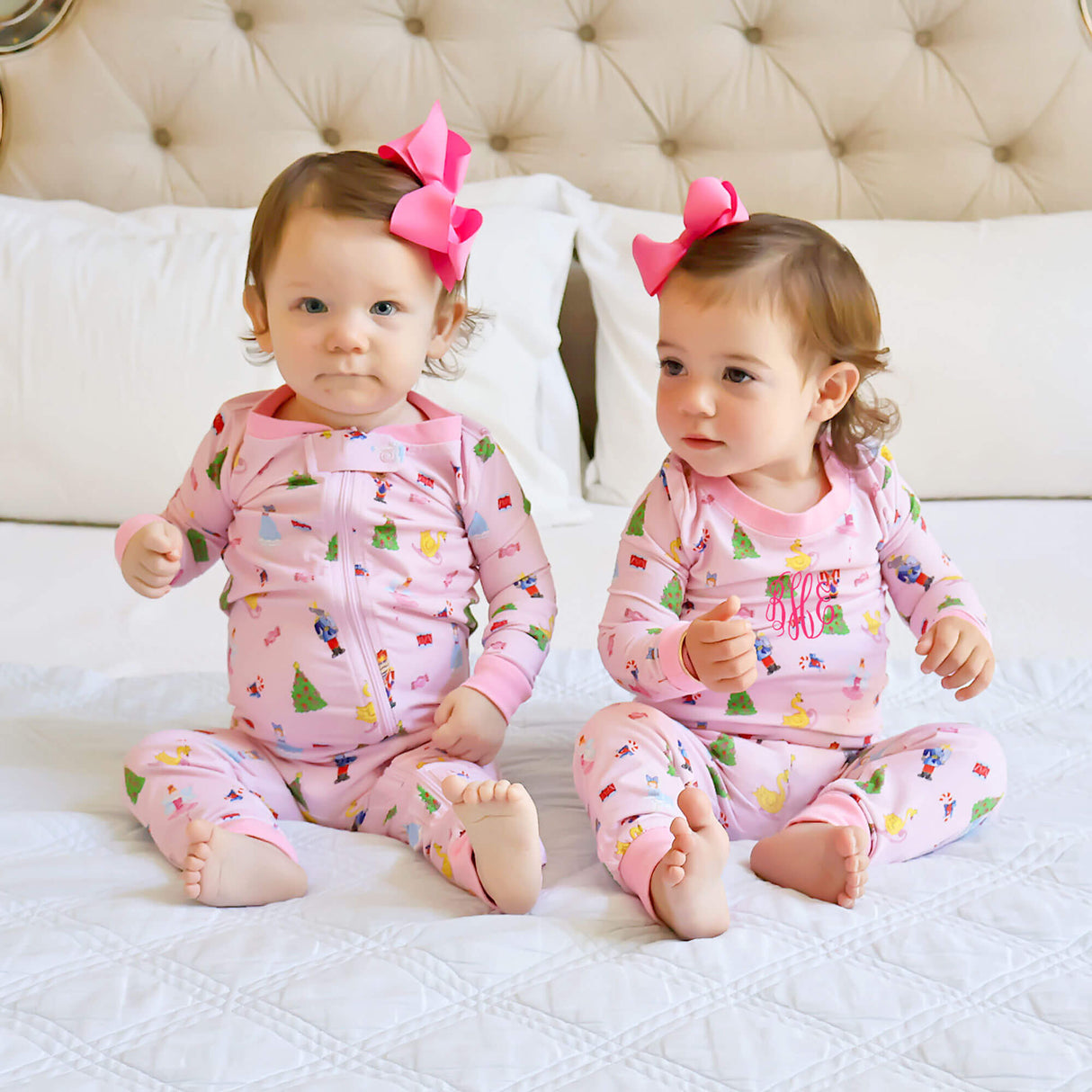 Nutcracker Pink Print Pajamas